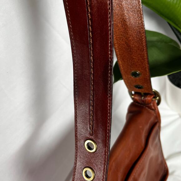 COACH Legacy Y2K Vintage F11418 Brown Leather Crossbody Brass Hardware - Picture 11 of 13